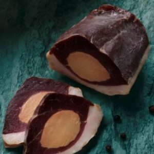 Magret séché et fourré au foie gras