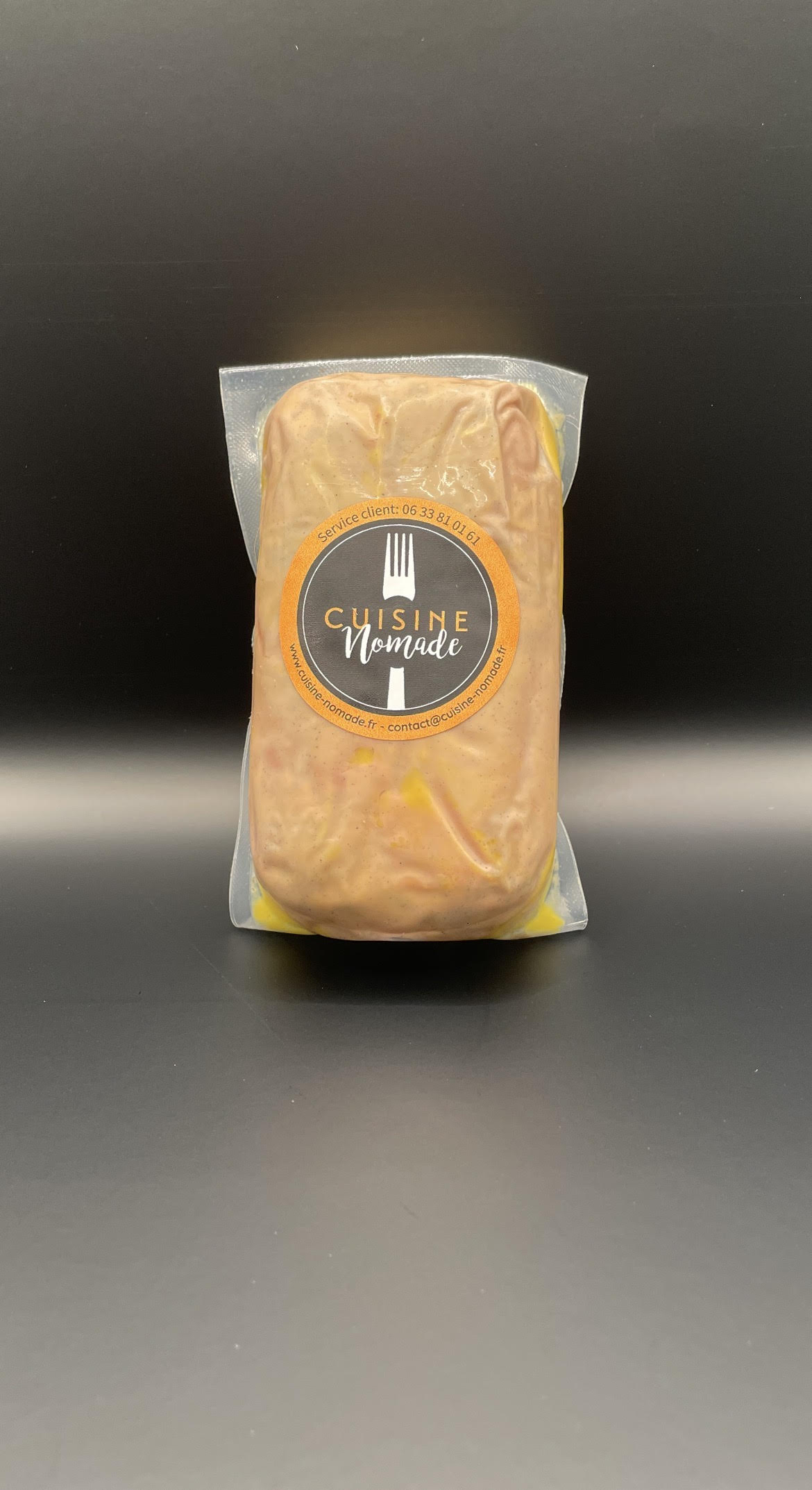 Foie gras de canard entier du Sud-Ouest - 1kg nature mi-cuit